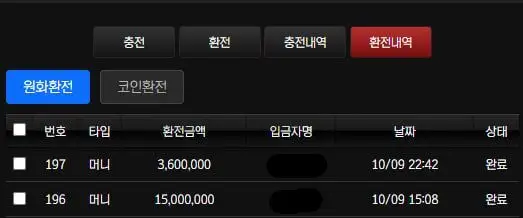 환전 인증사진