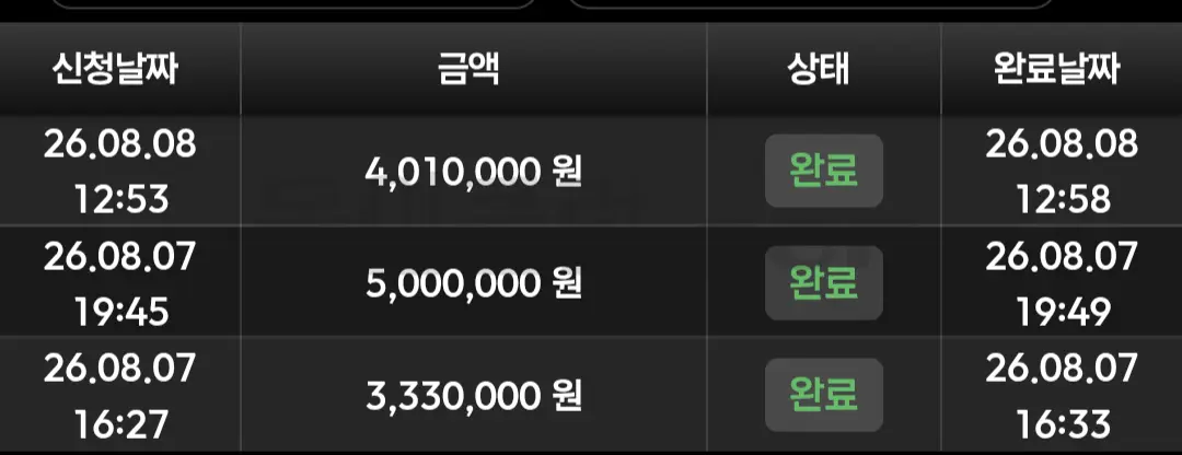 환전 인증사진